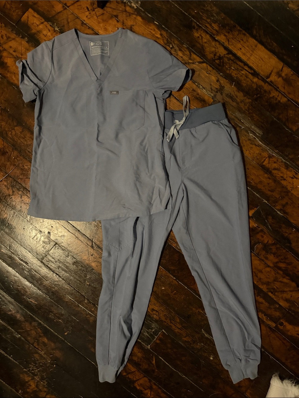 Figs Stale Blue Scrub set